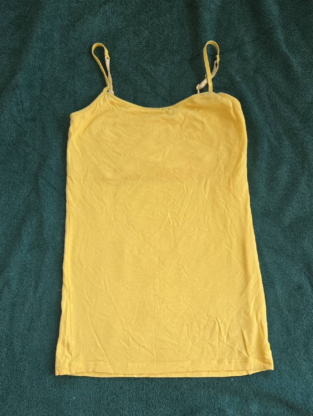 Aeropostale Women’s Yellow Spaghetti Strap Tank Top